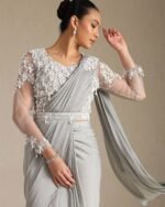 Women Ready To Wear Saree - Image 3
